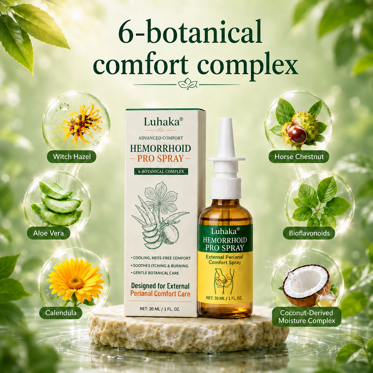 Luhaka® 4X Advanced Deep Absorption Comfort Hemorrhoid PRO Spray