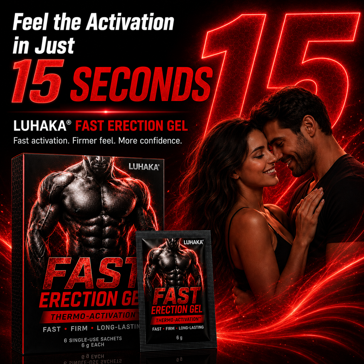 LUHAKA® Fast Erection Gel