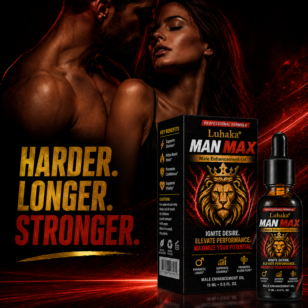 ❤️Limited stock | Save 50% Today|  Luhaka® Man Max Essential Oil