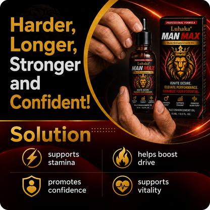 ❤️Limited stock | Save 50% Today|  Luhaka® Man Max Essential Oil
