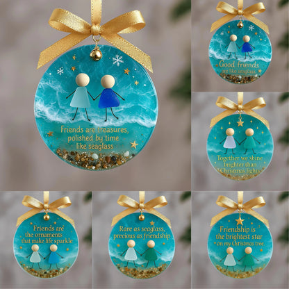 🥰Cilifer® Friendship Sea Glass Christmas Ornament