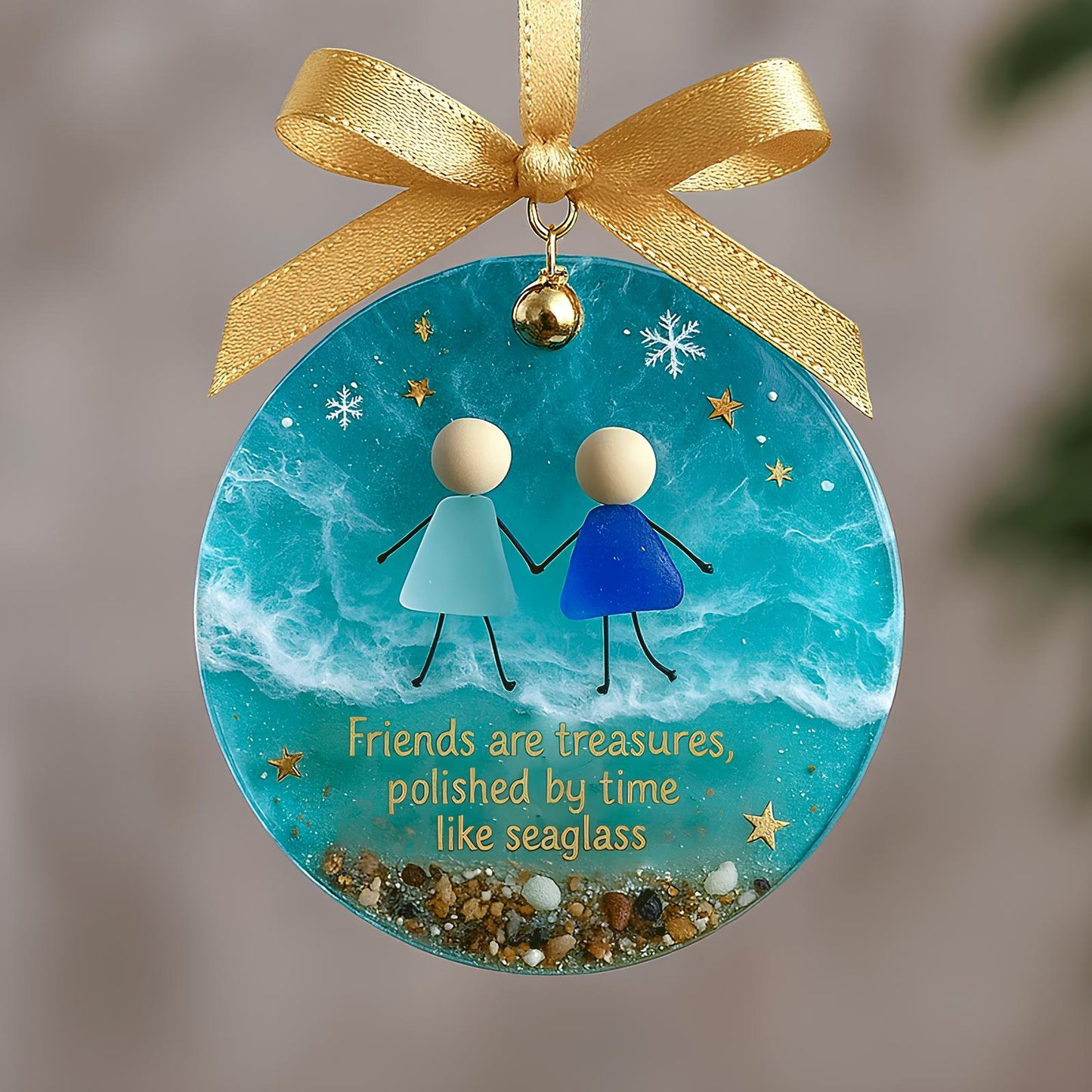 🥰Cilifer® Friendship Sea Glass Christmas Ornament