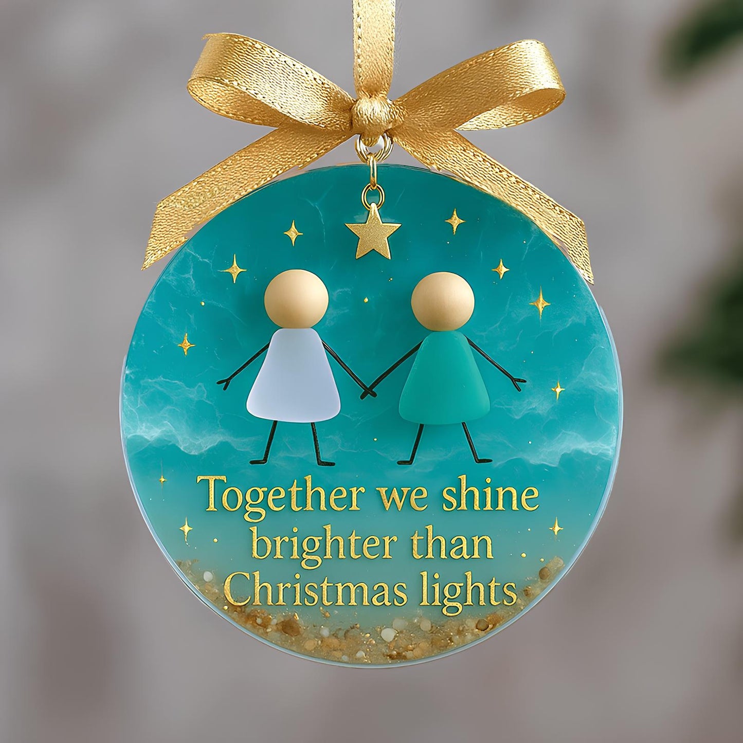 🥰Cilifer® Friendship Sea Glass Christmas Ornament