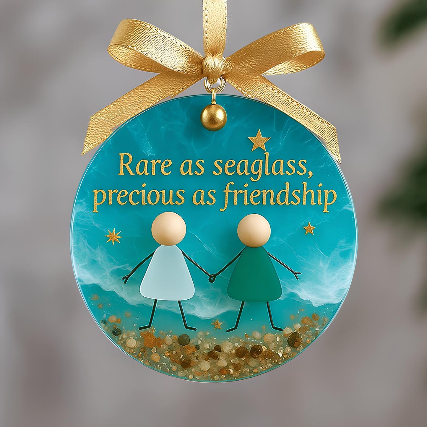 🥰Cilifer® Friendship Sea Glass Christmas Ornament