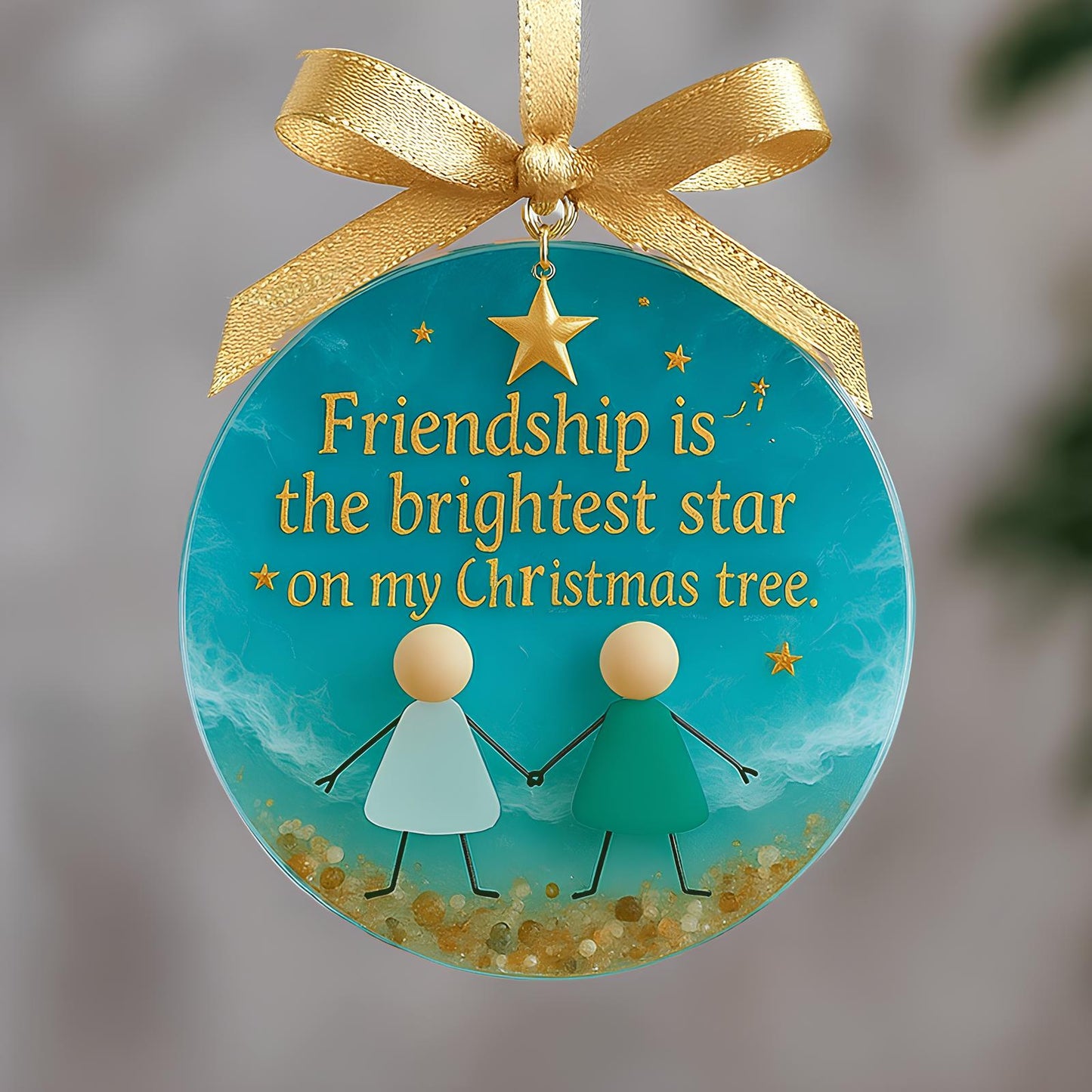 🥰Cilifer® Friendship Sea Glass Christmas Ornament
