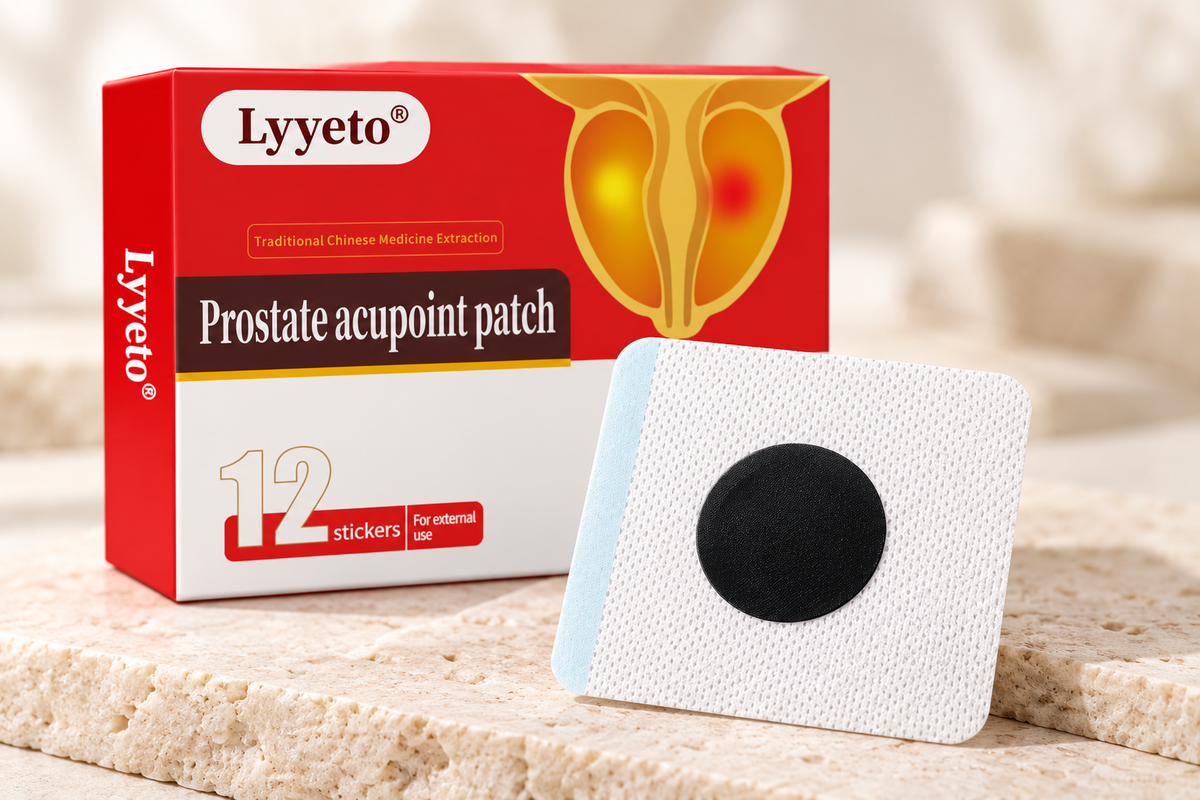 Lyyeto® Herbal Men’s Care Patches — Easy-Apply Topical Patches, 12 per Box