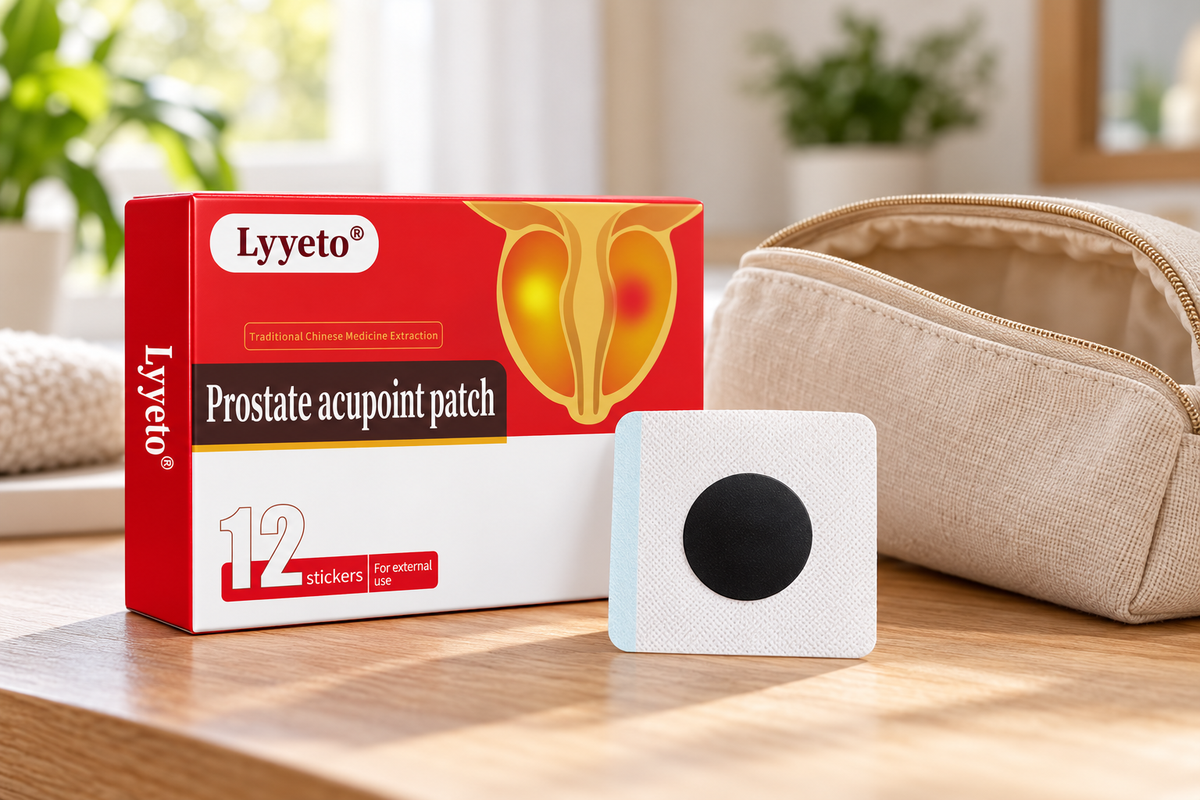 Lyyeto® Herbal Men’s Care Patches — Easy-Apply Topical Patches, 12 per Box