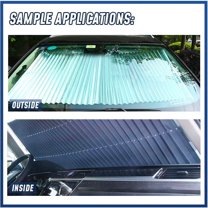 Car Retractable Windshield Cover