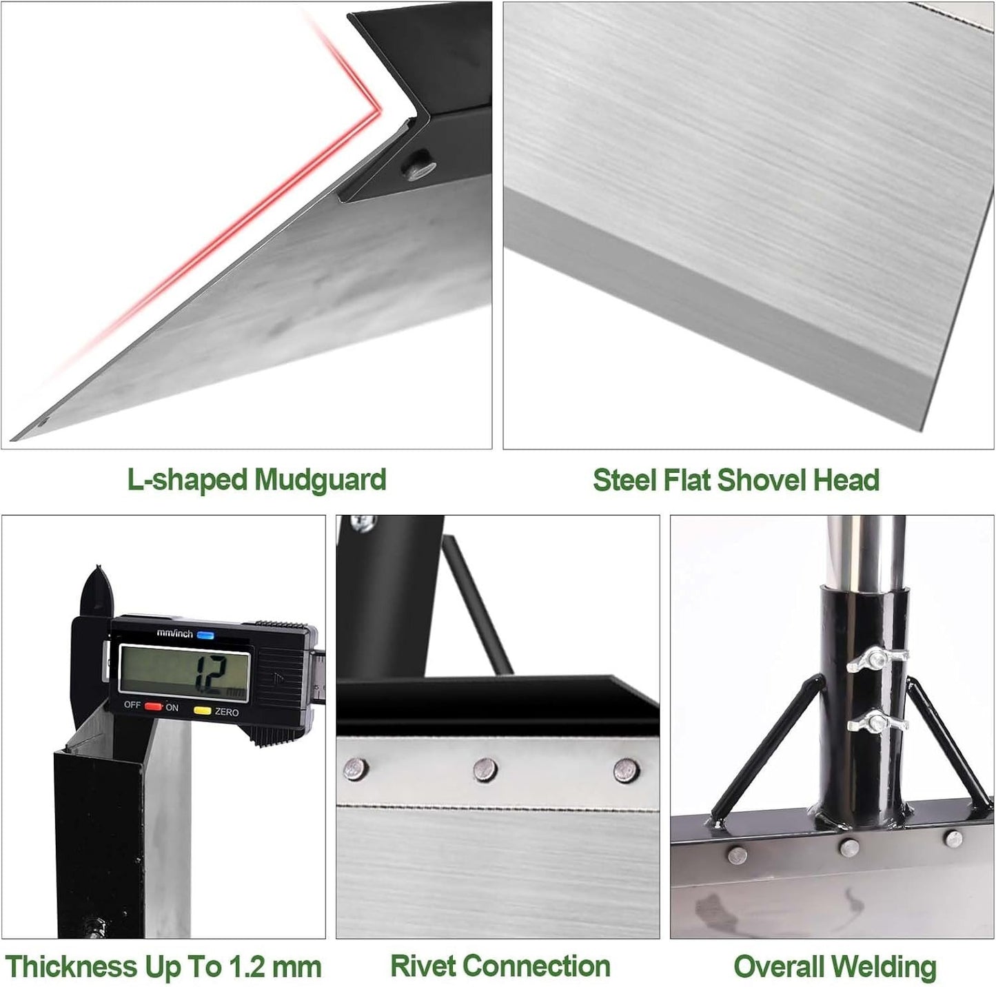 CILIFER® Heavy-Duty Multi-Purpose Garden Scraper & Ice Breaker