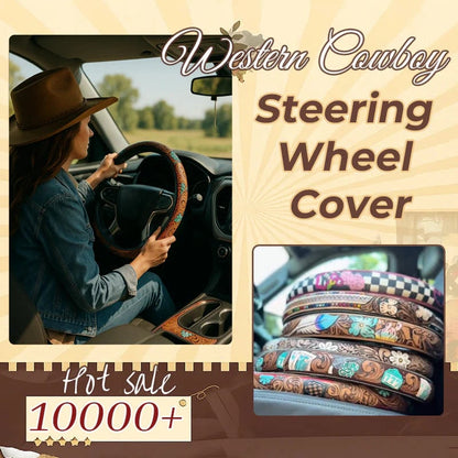 Western Steering Wheel Cover