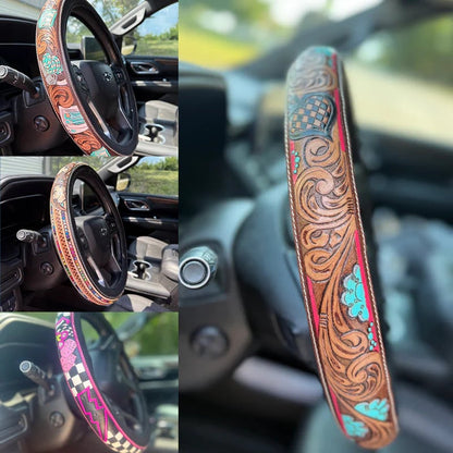 Western Steering Wheel Cover