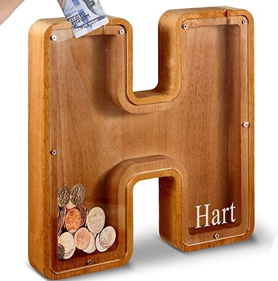 🎁Last Day 49% OFF - Cilifer® Customized wooden piggy bank gift for children🎉