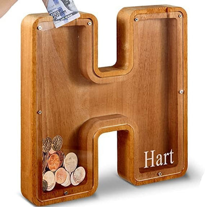 🎁Last Day 49% OFF - Cilifer® Customized wooden piggy bank gift for children🎉
