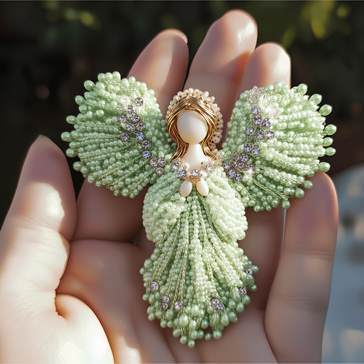 🔥LAST DAY 50% OFF💖  Oneswear® Handmade Pearl Angel Brooch