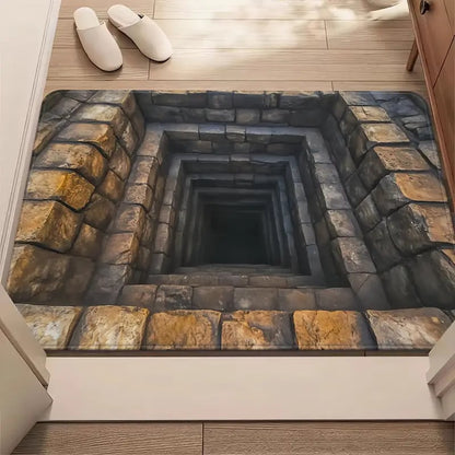 CILIFER® 🔥Visual Illusion Endless Abyss Pattern HD Printed Non-Slip Doormat😃Same as in the video