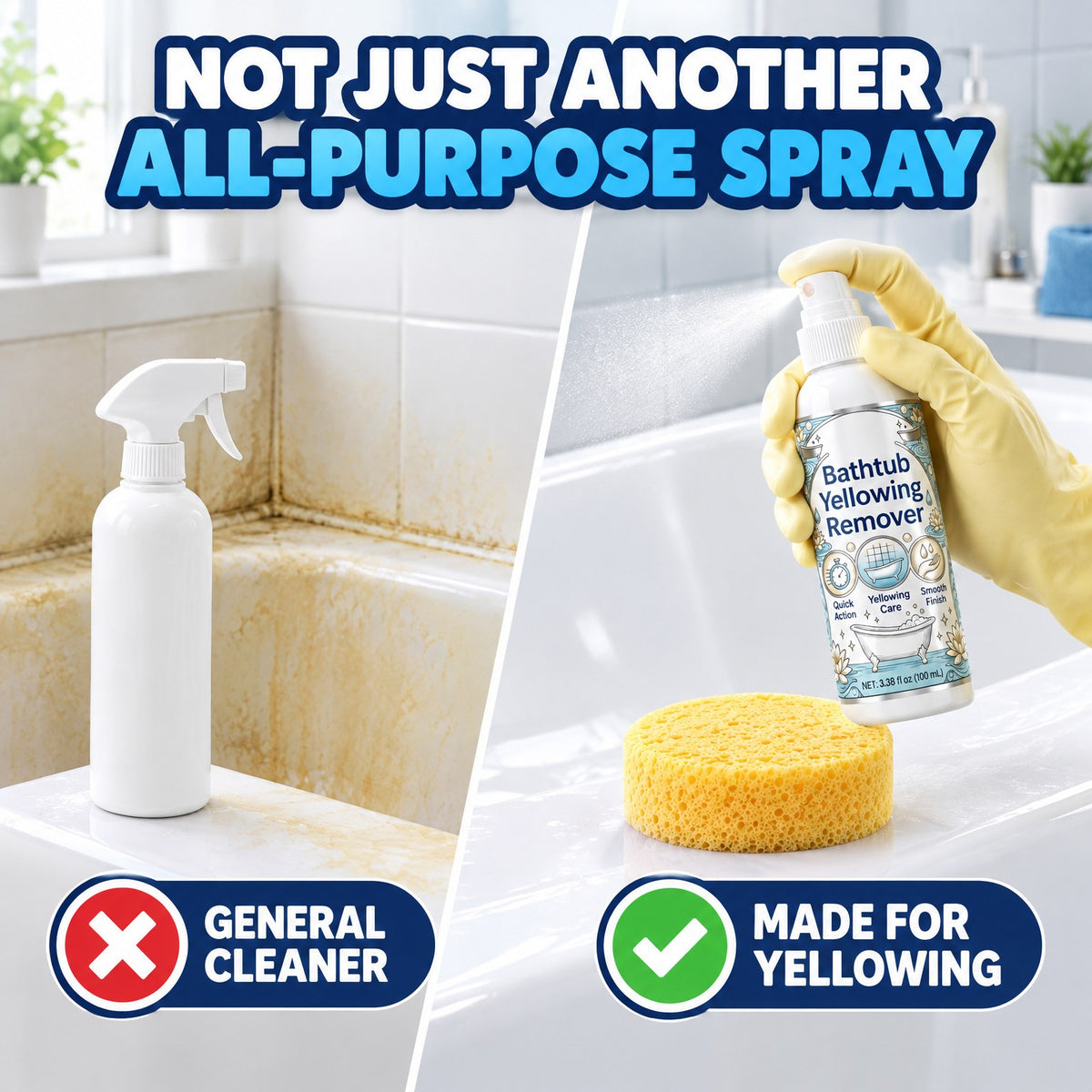 Bathtub Yellowing Remover — vs