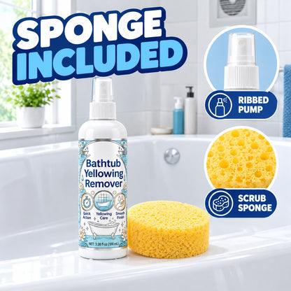 Bathtub Yellowing Remover — sponge