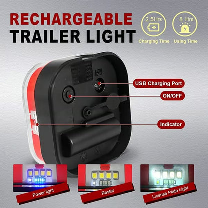 Cilifer® Wireless Trailer Lights 🚚✨ – Magnetic Tow Light Kit for Trucks & Trailers