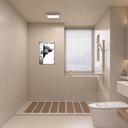 CILIFER® 🔥Last Day 49% OFF - Vintage Highland Cow Aluminum Sign: Funny Are You Pooping?