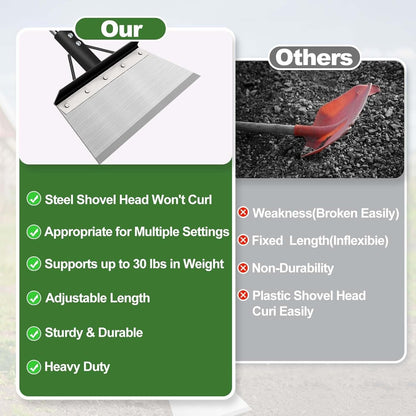 CILIFER® Heavy-Duty Multi-Purpose Garden Scraper & Ice Breaker