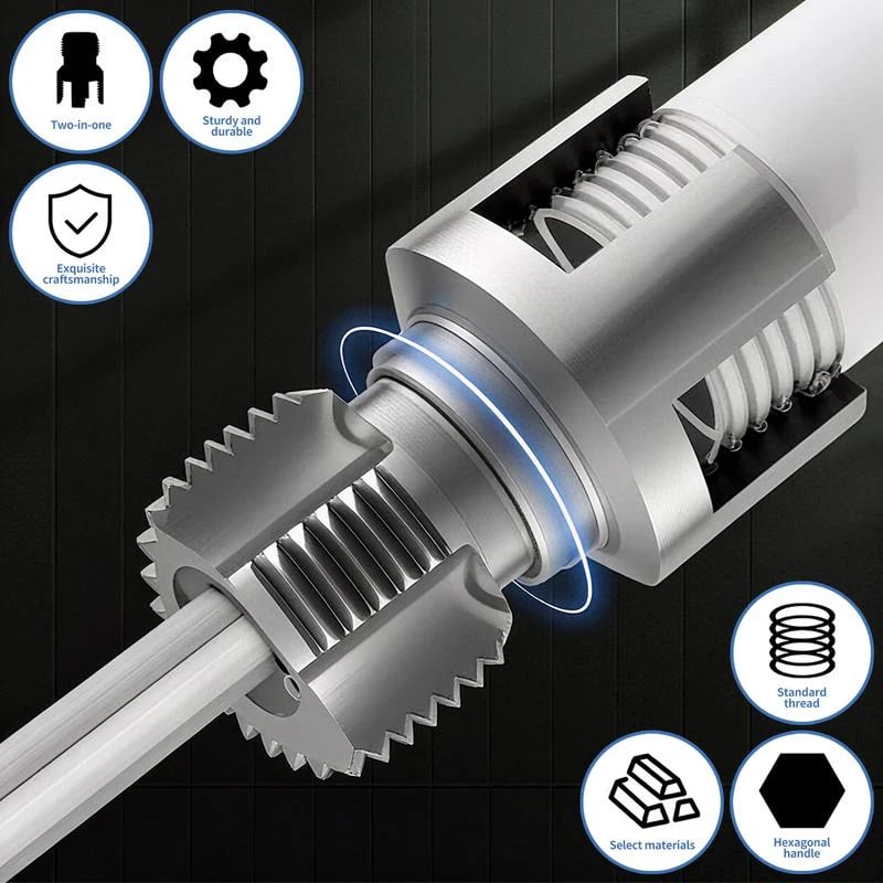 CILIFER® 49% OFF 🔥Pipe Tapping and Threading Tool | Dual-Specification Compatible