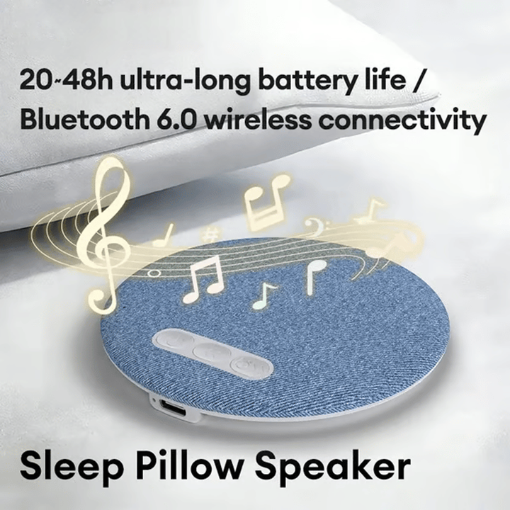 CILIFER® Last Day Sale S1 Ultra-Thin Bluetooth Pillow Speaker with Bluetooth 6.0 - Bone Conduction Technology