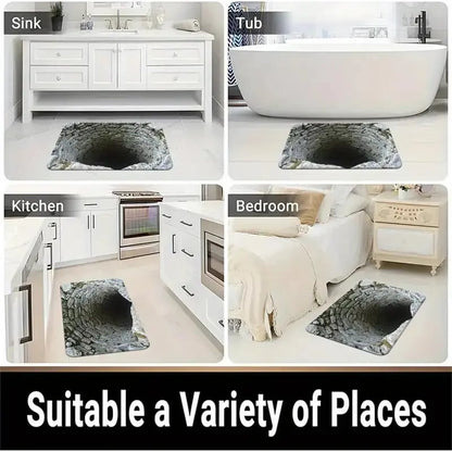 CILIFER® 🔥Visual Illusion Endless Abyss Pattern HD Printed Non-Slip Doormat😃Same as in the video