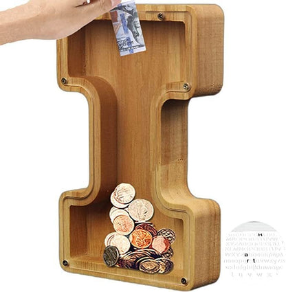 🎁Last Day 49% OFF - Cilifer® Customized wooden piggy bank gift for children🎉