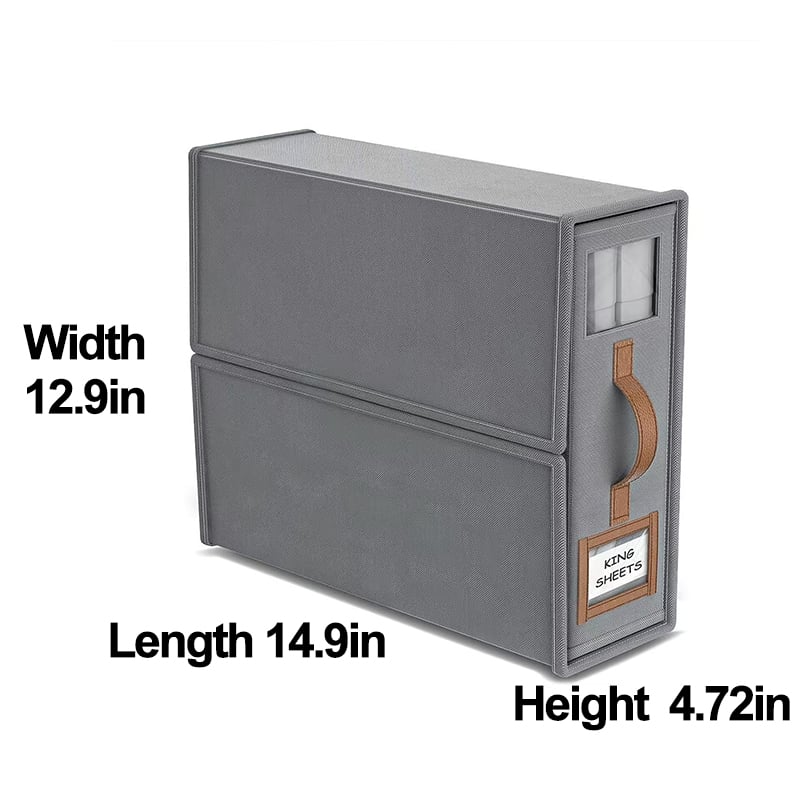 CILIFER® Foldable Sheet Storage Set – Keep Your Bedding Organized and Neat 🛏️✨