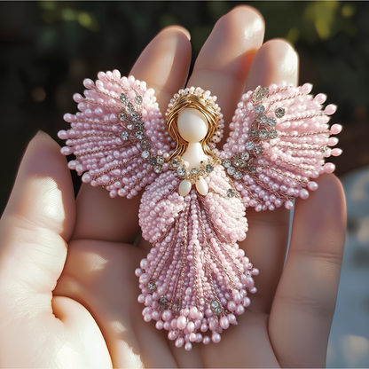 🔥LAST DAY 50% OFF💖  Oneswear® Handmade Pearl Angel Brooch