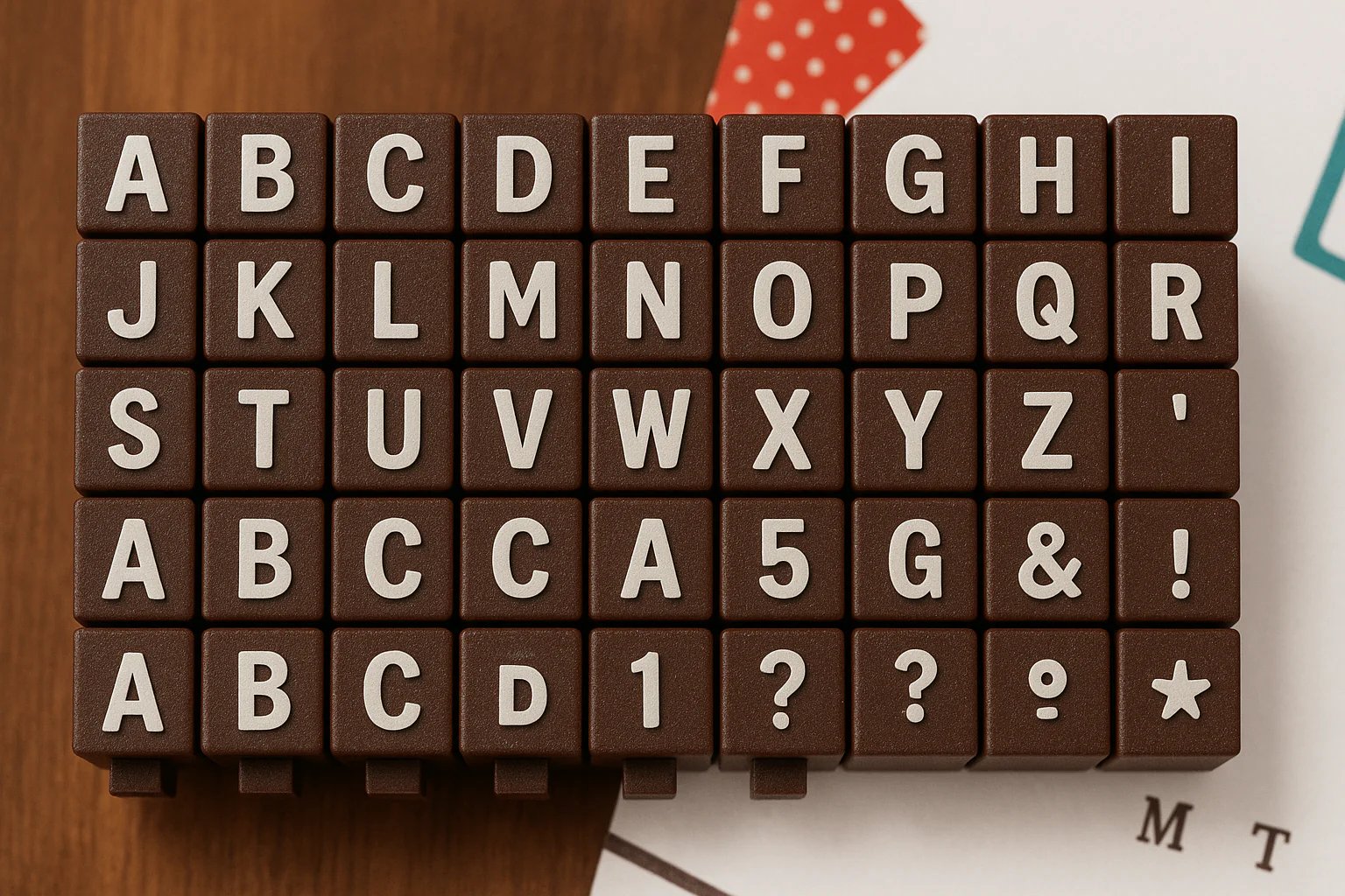 English letters
