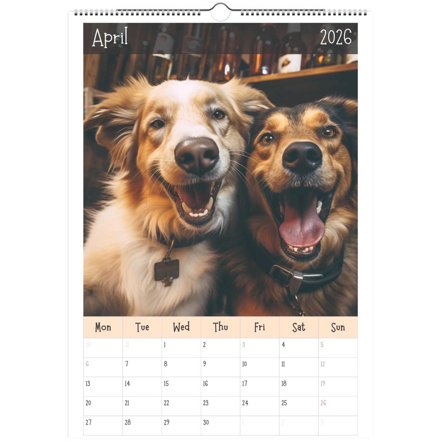 Cilifer® Pawty Time Wall Calendar 2026