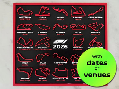 🔥Last Day 50% OFF🏎️📅2026 Cilifer® Formula 1 Calendar