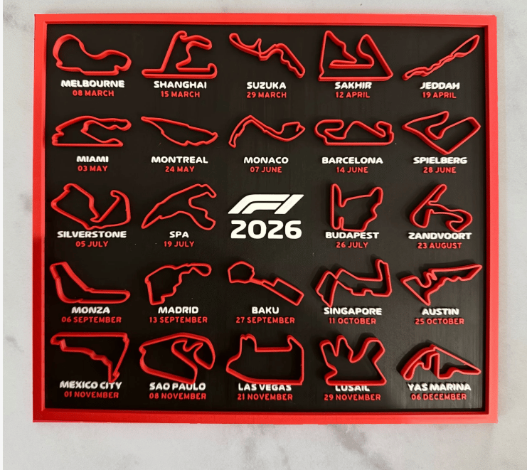 🔥Last Day 50% OFF🏎️📅2026 Cilifer® Formula 1 Calendar