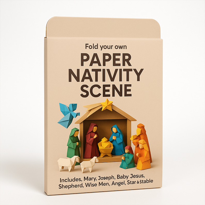 Cilifer® DIY Paper Nativity Scene