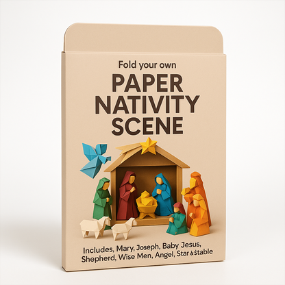 Cilifer® DIY Paper Nativity Scene