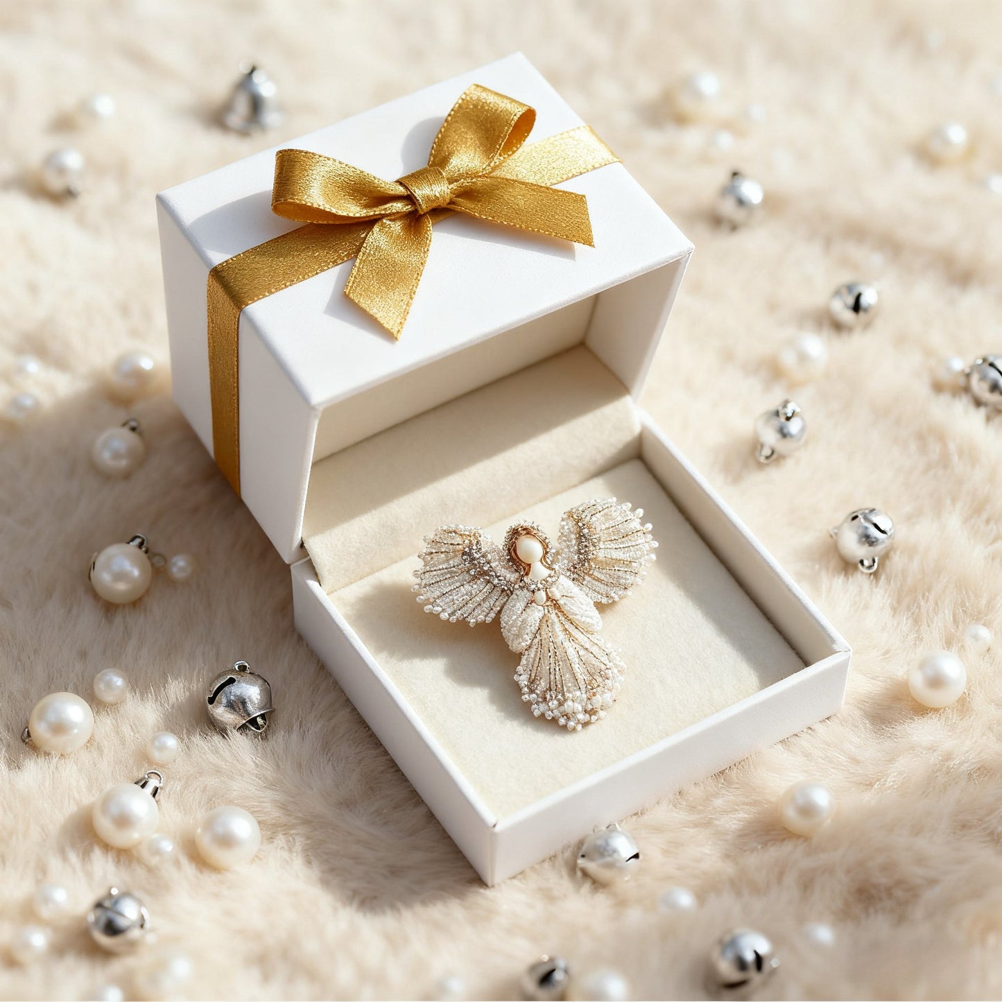 🔥LAST DAY 50% OFF💖  Oneswear® Handmade Pearl Angel Brooch