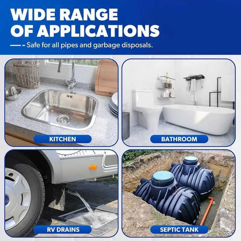 CILIFER® 🚰 WRLD Tornado Drain Cleaner | Dissolves 200+ Clogs & Kills Bacteria 🔥🔥