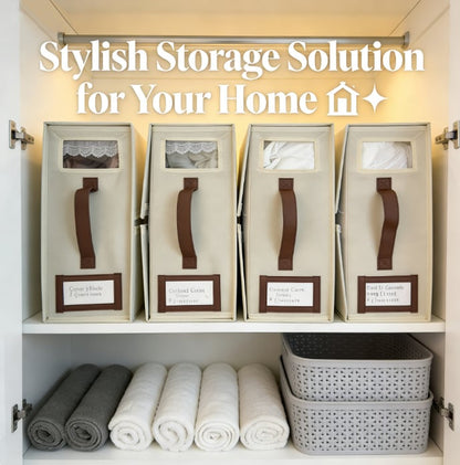 CILIFER® Foldable Sheet Storage Set – Keep Your Bedding Organized and Neat 🛏️✨