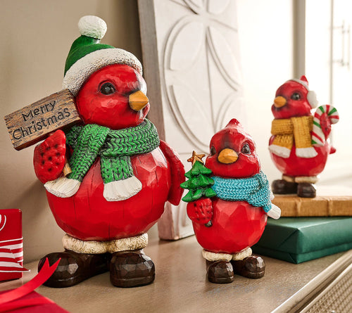 🔥LAST DAY 60% OFF - Cilifer® Girl Next Door Set of 3 Holiday Animal Friends Trio Statuary