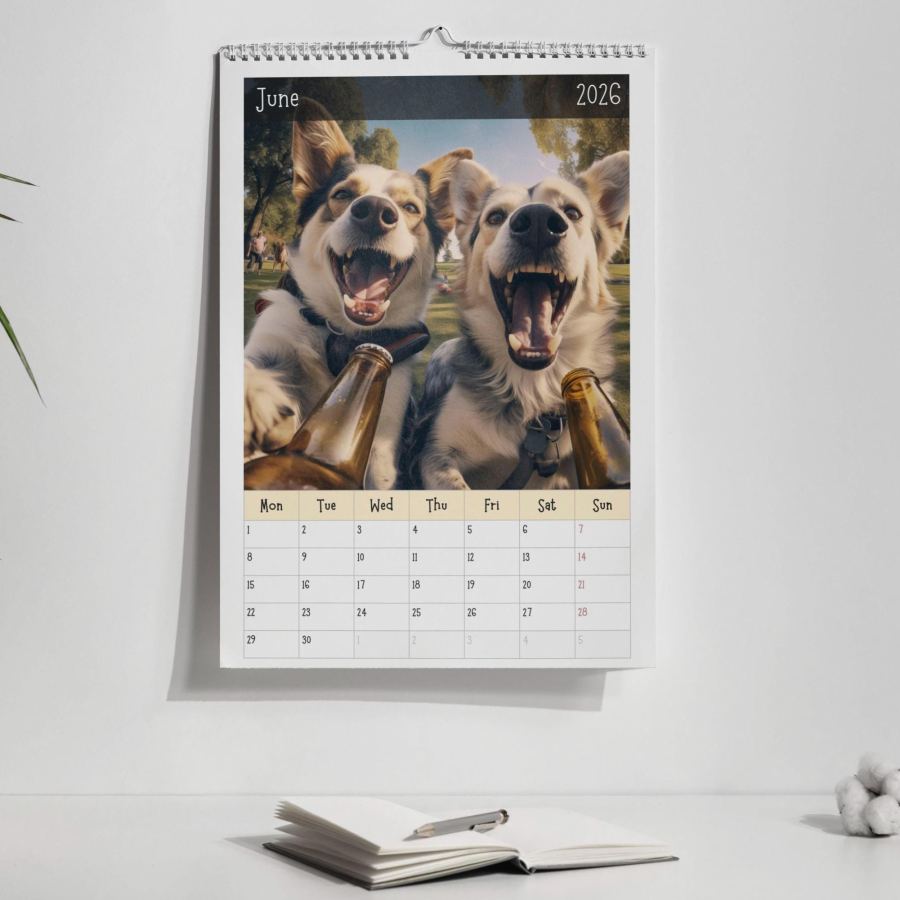 Cilifer® Pawty Time Wall Calendar 2026