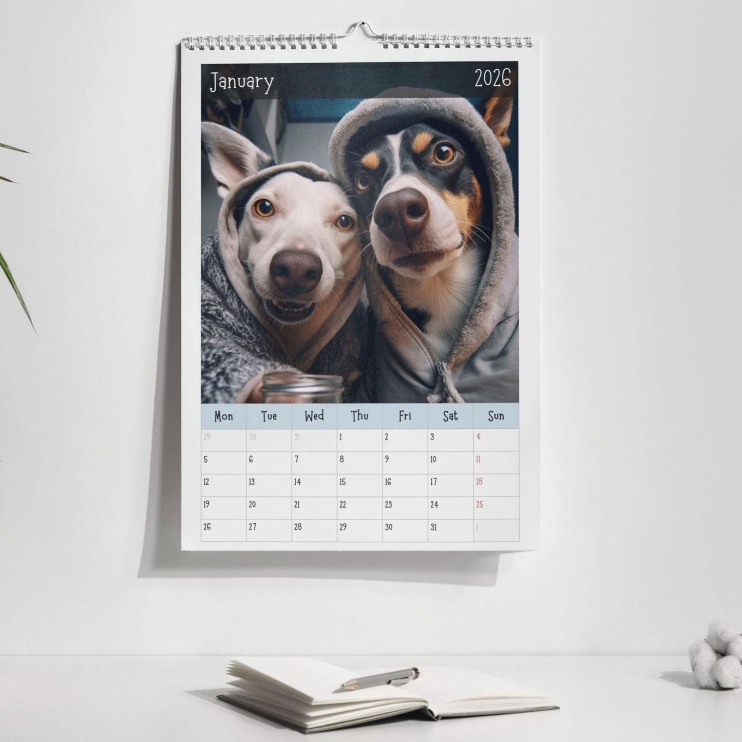 Cilifer® Pawty Time Wall Calendar 2026