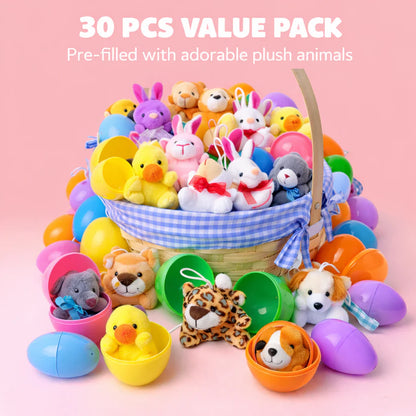 CILIFER® Plush Animals Pre-Filled Easter Eggs