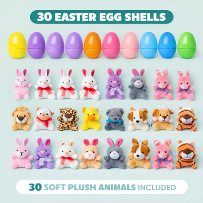 CILIFER® Plush Animals Pre-Filled Easter Eggs