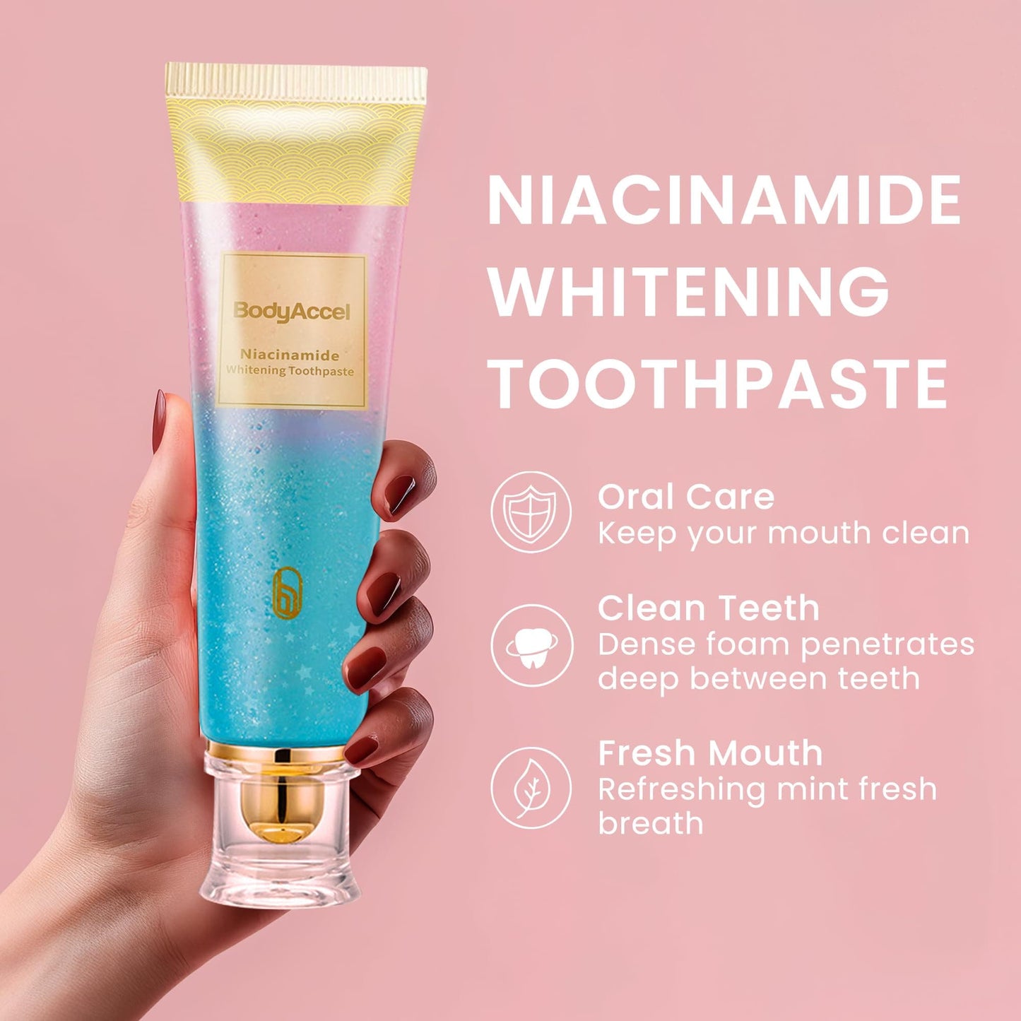 CILIFER® Eptchn Triple Fluoride-Free Whitening Niacinamide Toothpaste