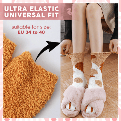 Cat Paw Fleece Socks