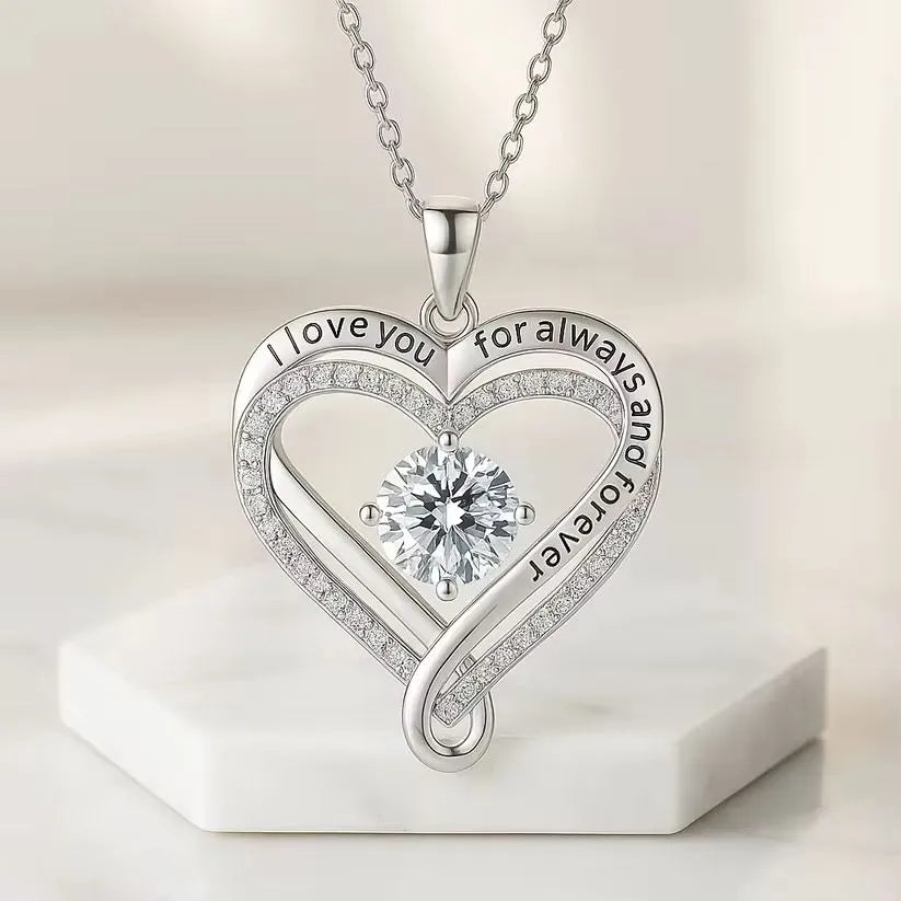 CILIFER® To My Wife Heart Necklace – Forever & Always Gift Box