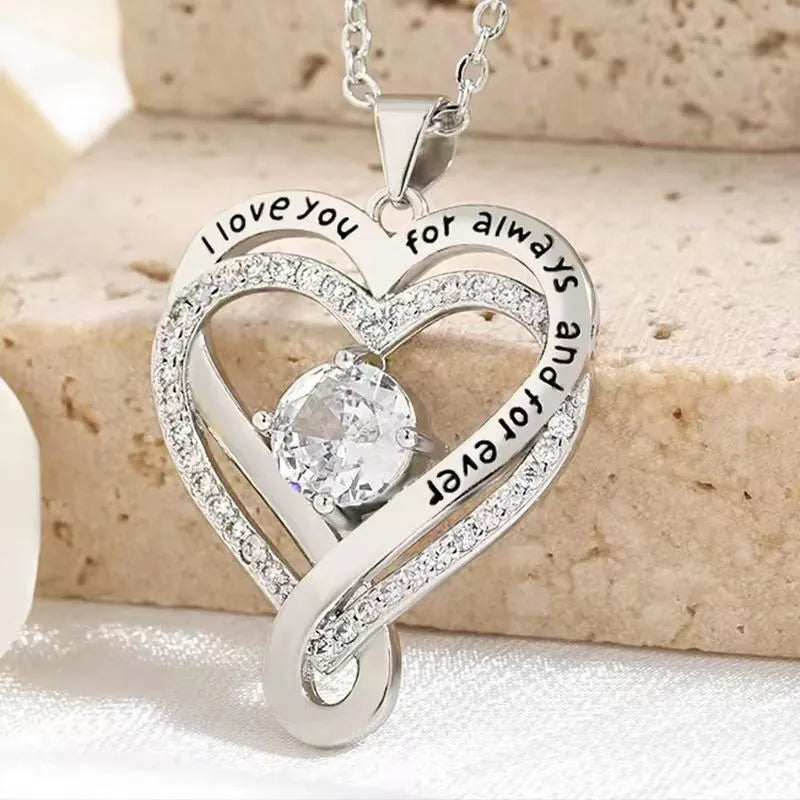 CILIFER® To My Wife Heart Necklace – Forever & Always Gift Box