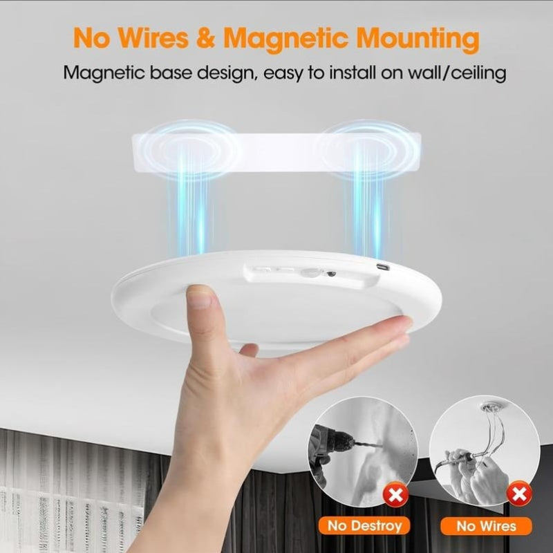 CILIFER® Magnetic Motion Sensor Ceiling Light with Remote