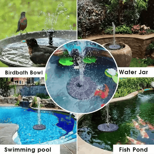CILIFER® ⏳Time-Limited Special⏰Compact Solar Bird Fountain Pump – Keep Your Garden Alive! 🐦️
